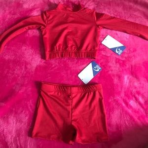 Youth Cheer or Dance , Crop Top and Boy Shorts!