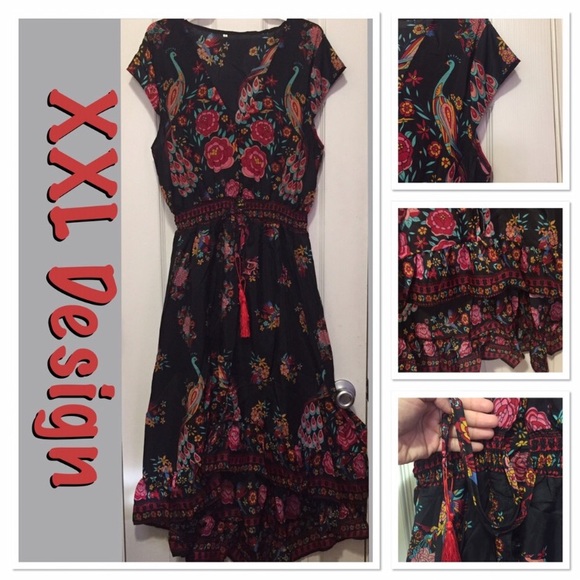 Boho Floral Maxi Dress - Picture 8 of 8