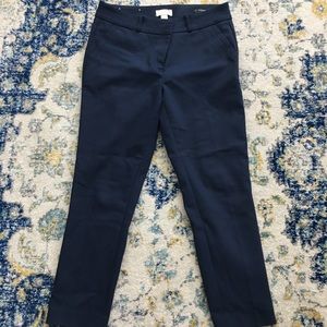 Navy blue ankle dress pants