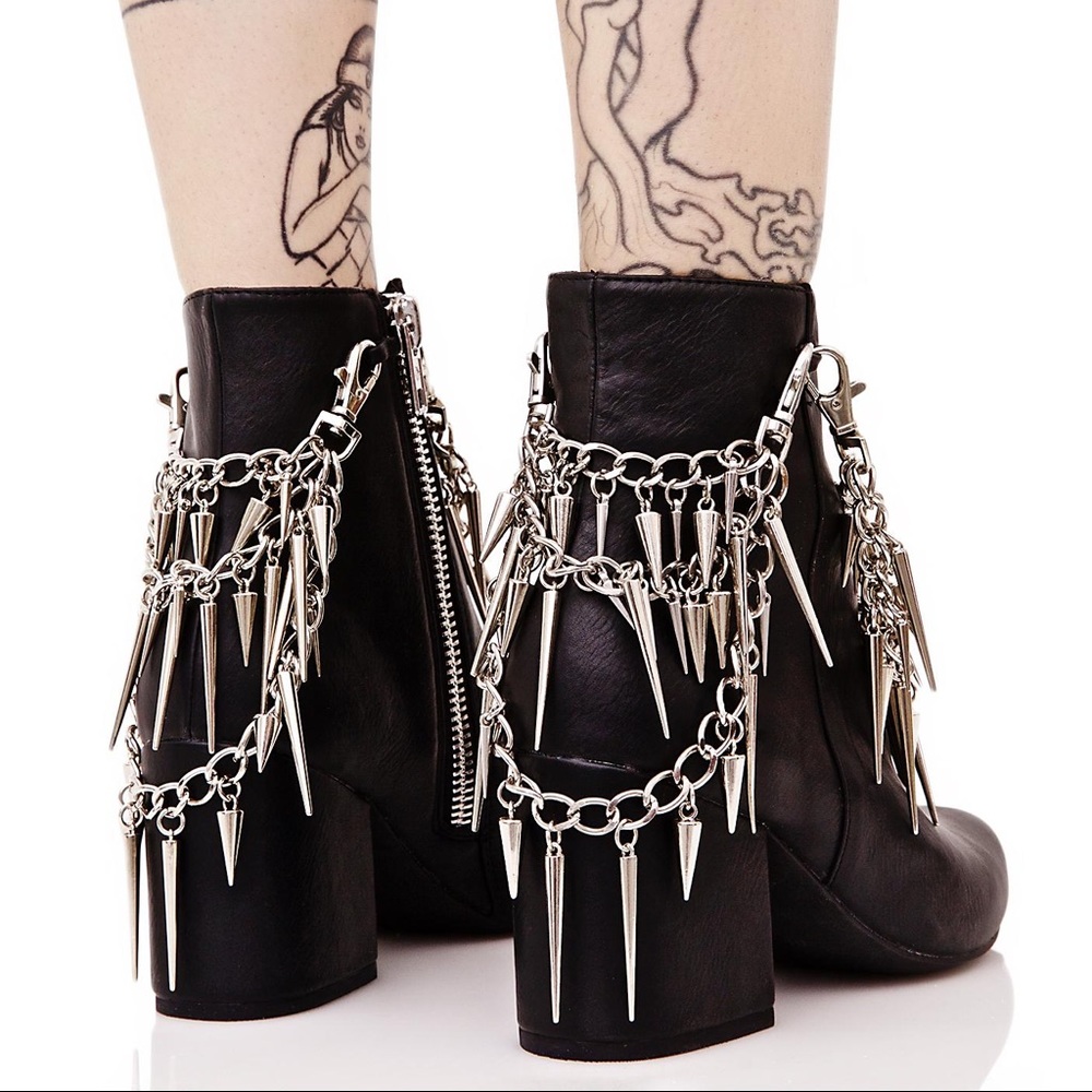 DOLLS KILL Current Mood Chain of Fools Boot