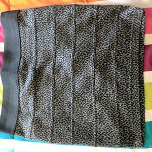 Cheetah Print Bodycon Skirt