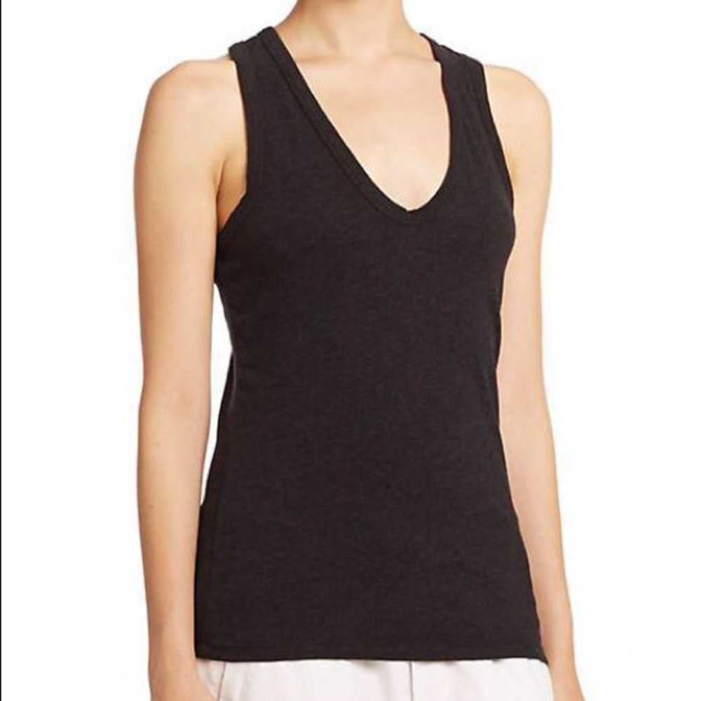 SOLD. James Perse brushed jersey racer back tank