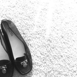 Michael Kors Black Hamilton Loafers