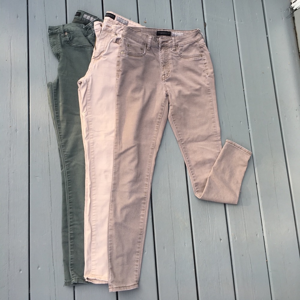 High-wasted Aeropostale jeggings/pants