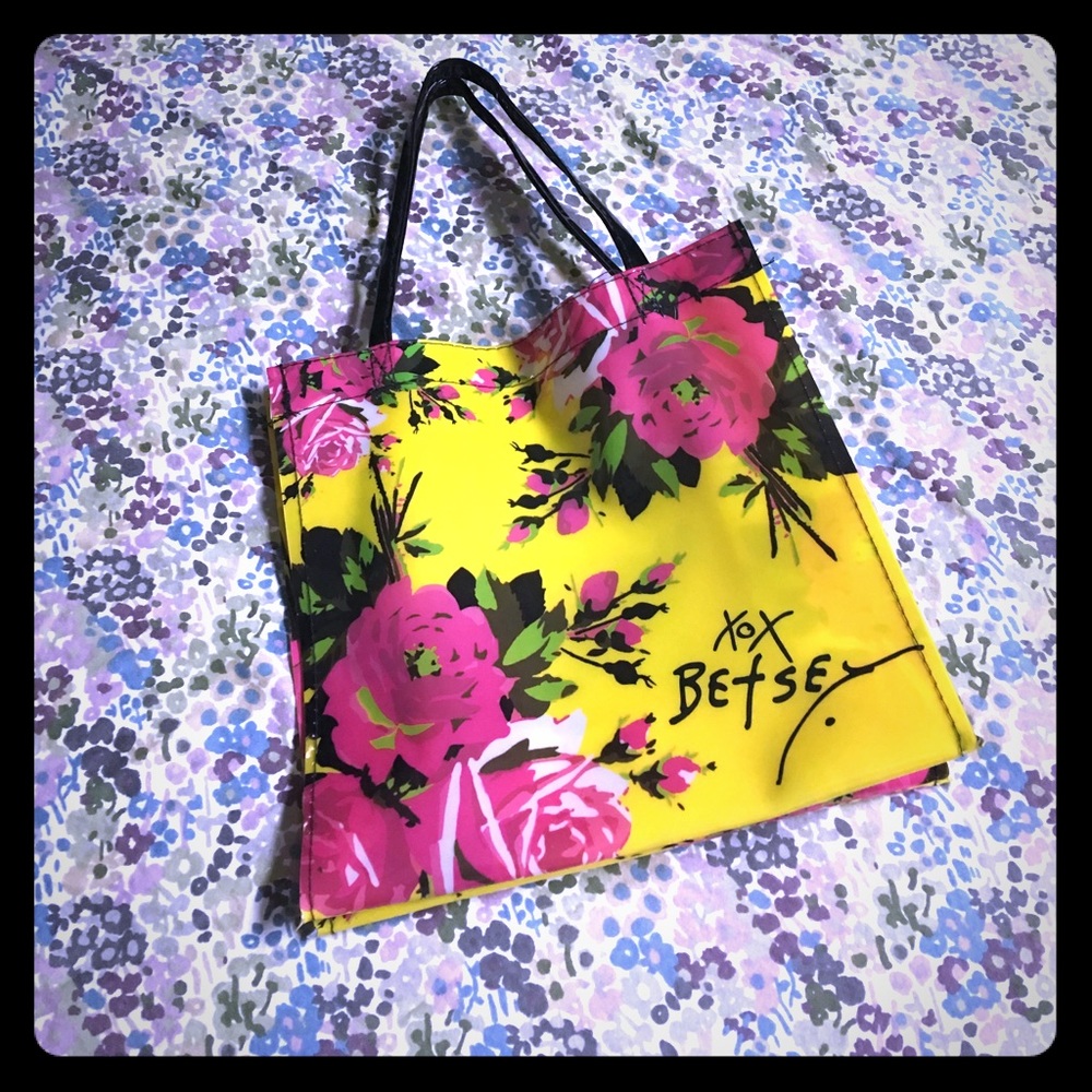 Betsey Johnson Small Plastic Tote