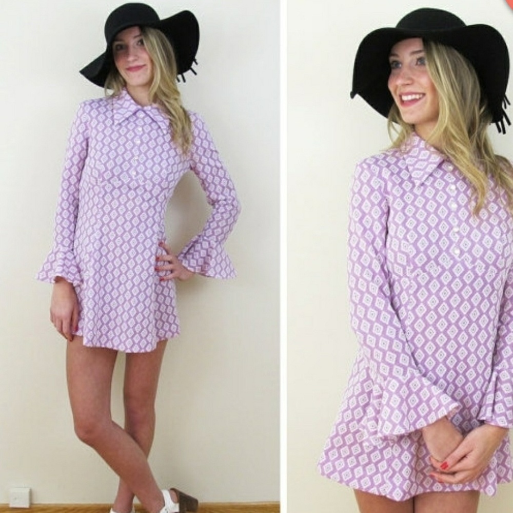 SOLD Vintage 60's Mini Dress and Bloomers