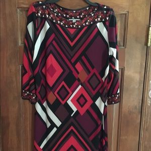 Multi-colored dress- size 12