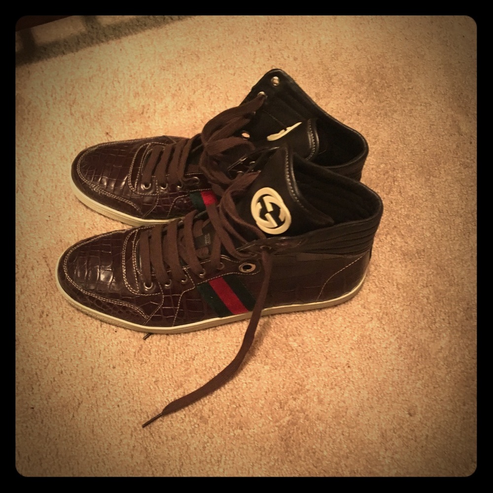 Gucci crocodile sneakers sz12