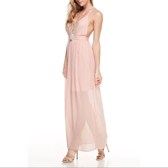 Blush Maxi Dress - Picture 1 of 5