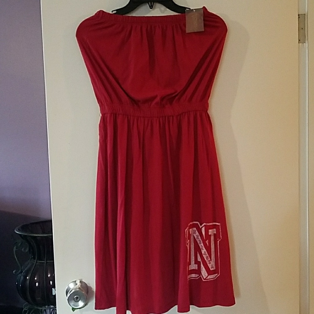 Nebraska Husker sleeveless knit dress new XL