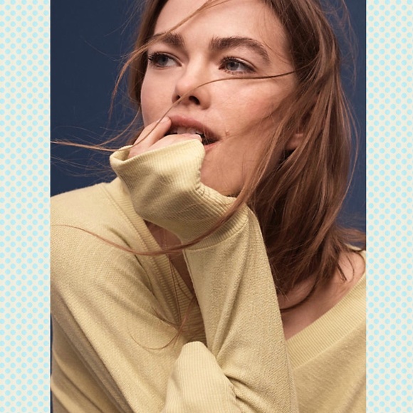 Anthropologie Eri + Ali Deep-V Ribbed Top - Picture 4 of 7