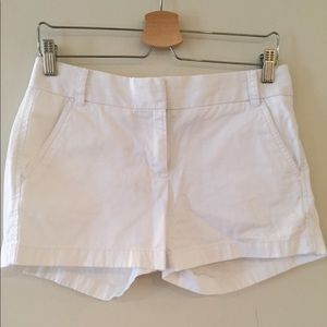 J.crew white chino shorts