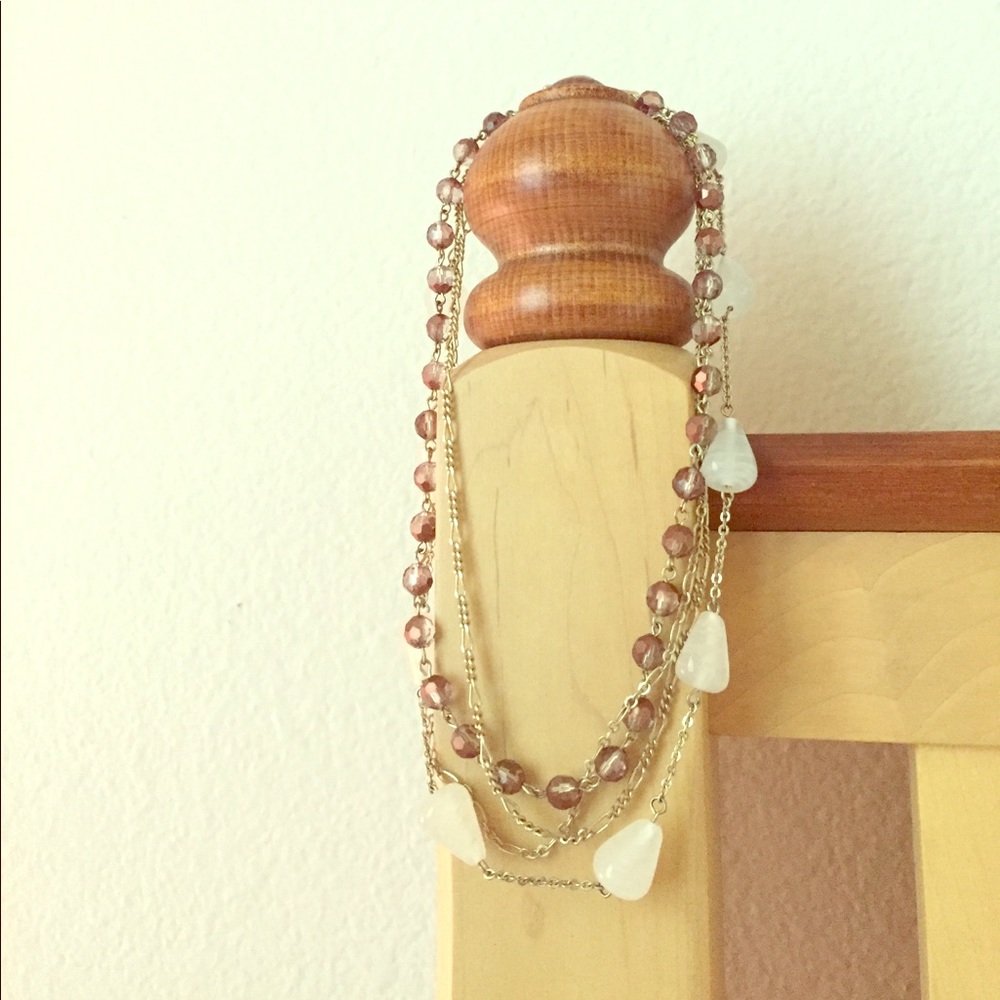 2-in-1 Gold necklace - enhanced with beads