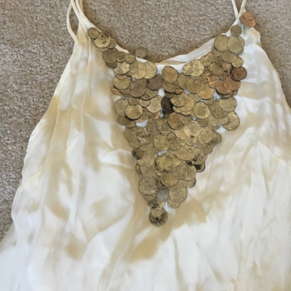 Silk Dress with Embellishment - Picture 2 of 6