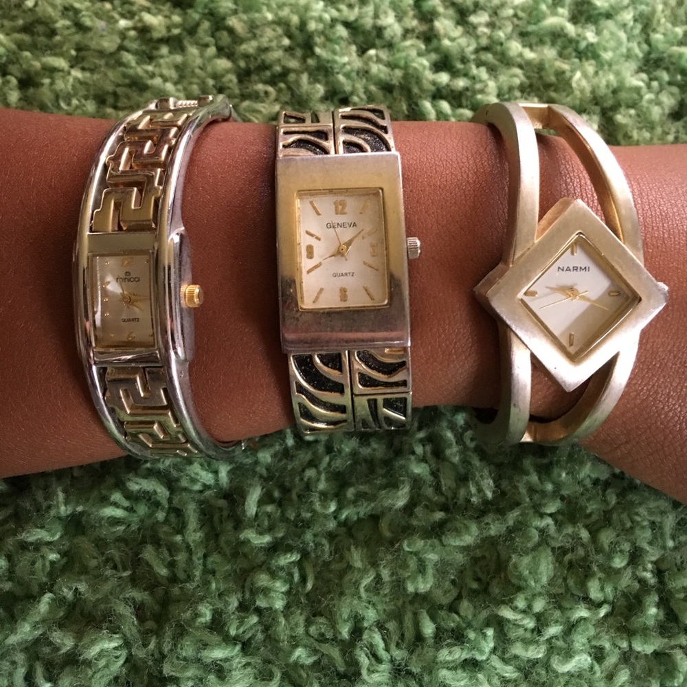 3 watches , sold as is.
