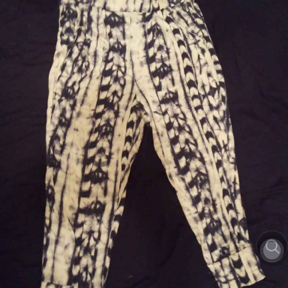 Tye dye cotton joggers