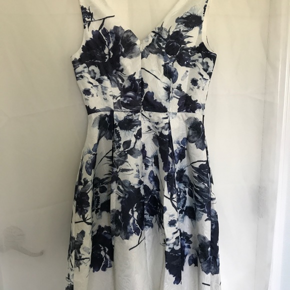 Rare NWT LIZA LUXE Flower Dress w Two Side Pockets - Picture 6 of 6