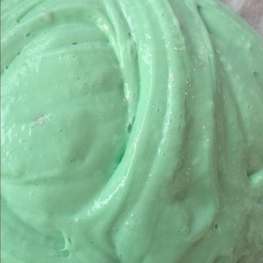 Mint green slime
