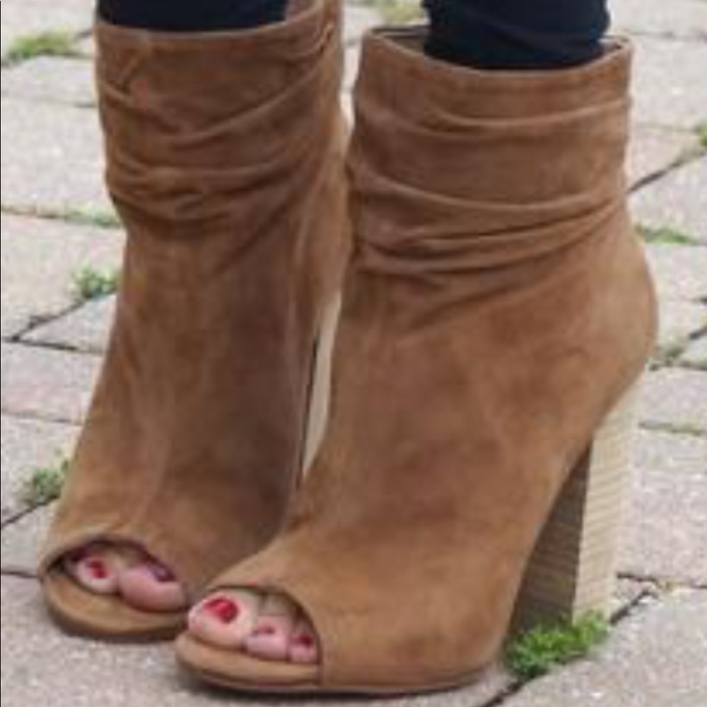 Chinese Laundry open toe booties