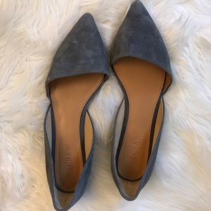 J. crew suede flats