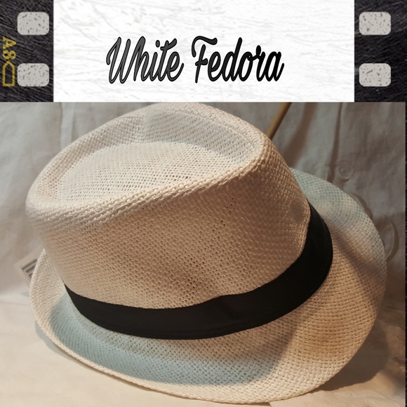 Fedora Short Brim Unisex Hat, 4 Colors With Ribbon Accent, 8-1/2 L X 6 1/2 W NEW - Picture 11 of 16