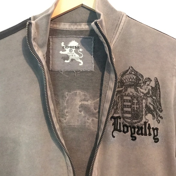 Express men's track jackets. EUC. Size S. Loyalty - Picture 4 of 8