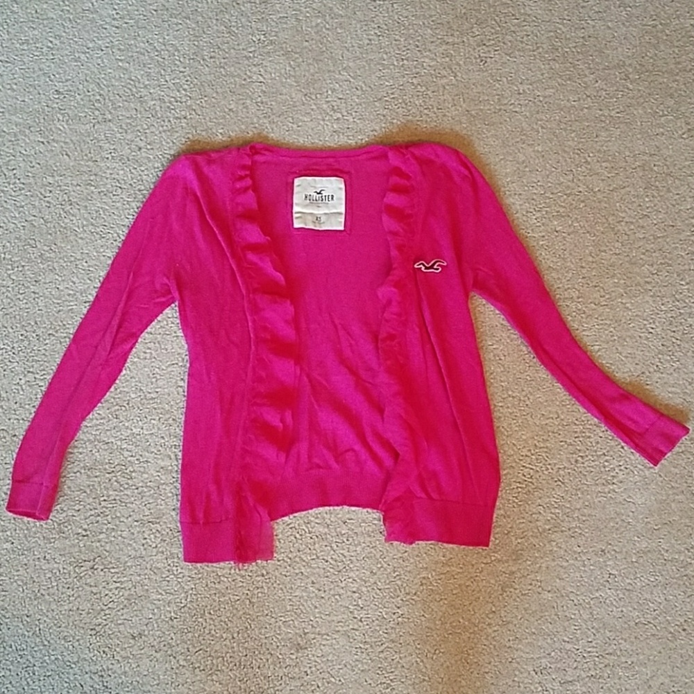 Pink half sleeve sweater
