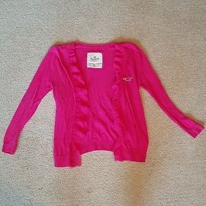 Pink half sleeve sweater