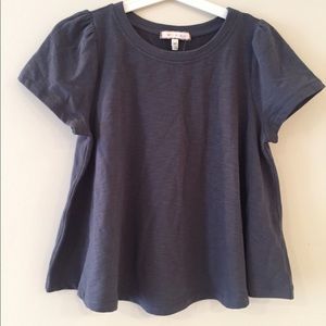 Anthropologie grey swing top