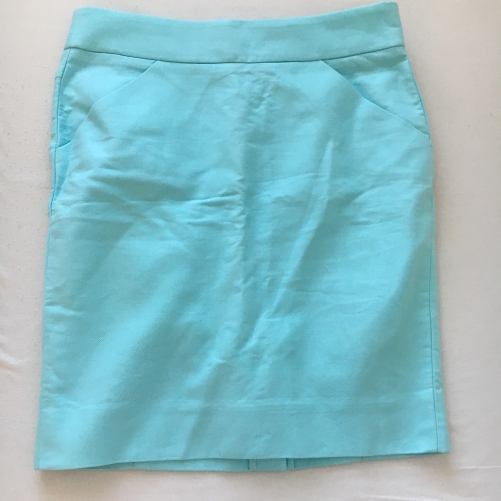 Light blue J crew skirt size 2P