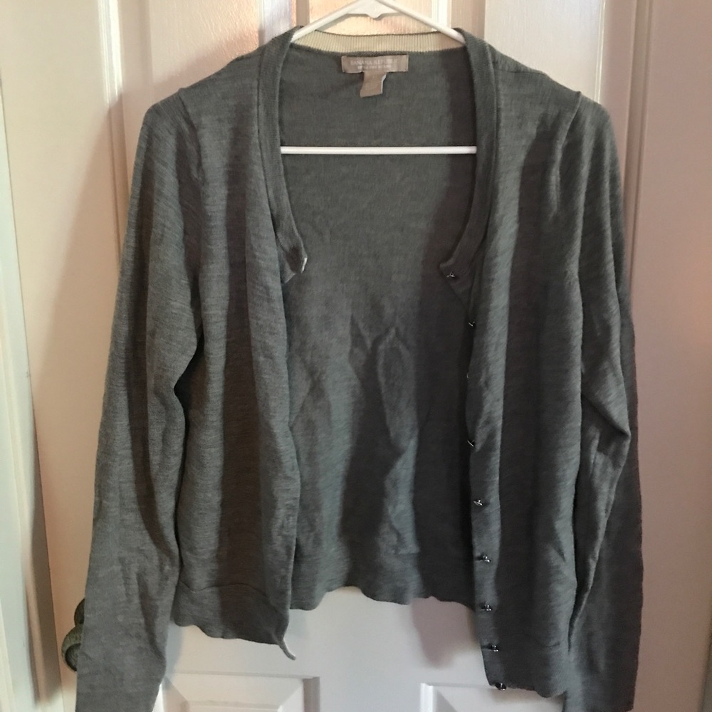 Banana grey cardigan