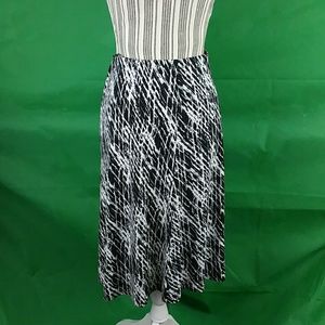 JONES NEW YORK Black/White STRETCHY Skirt - Large