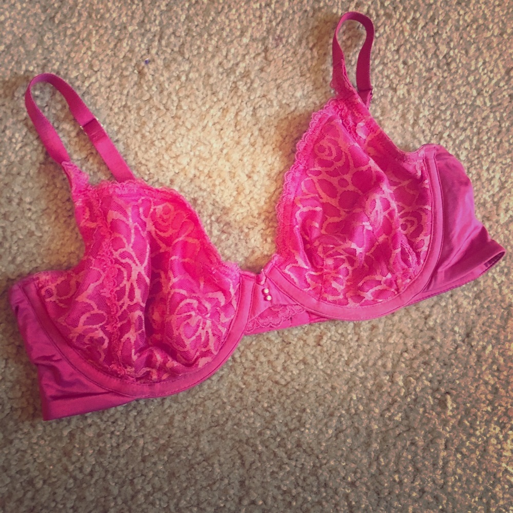 Pink Underwire Bra