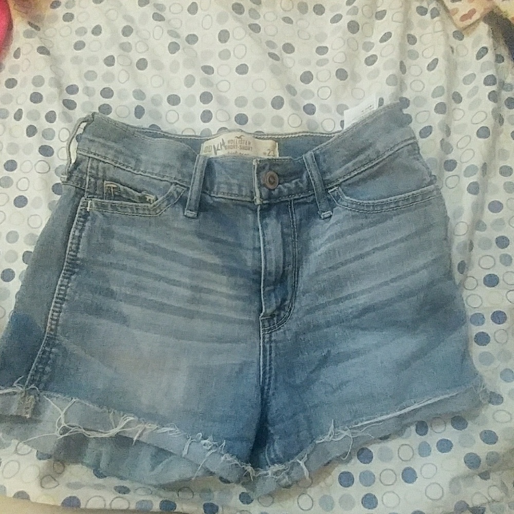 Blue jean shorts