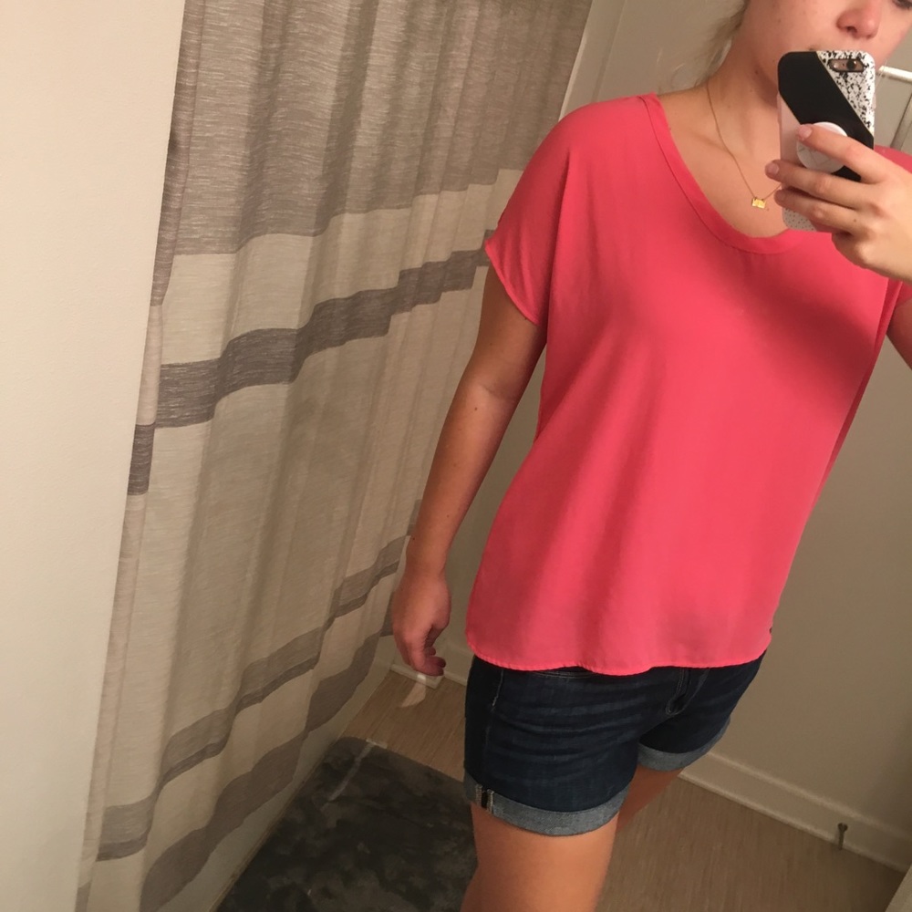 Pink Casual Blouse