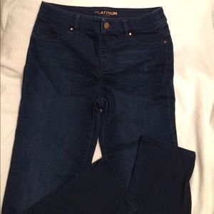 Chico's Platinum Dark Denim Jean - Size 1