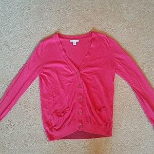 Pink Gap cardigan