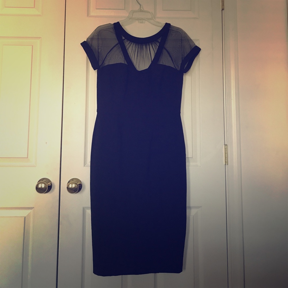 Black Maggy London Midi dress