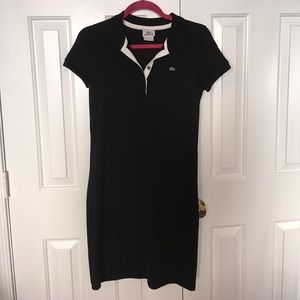 Lacoste black polo dress
