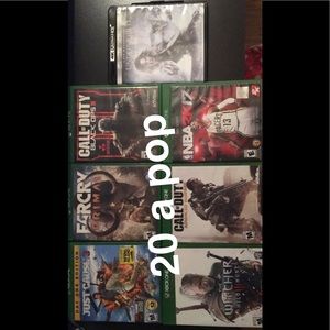 Xbox one games and movie