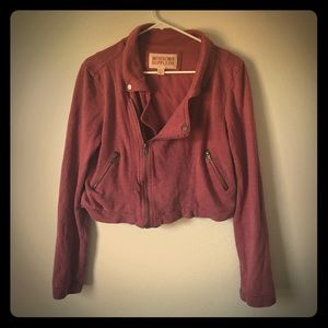 Cute & punky cropped, zip up sweatshirt style