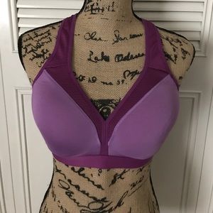 Purple sports bra