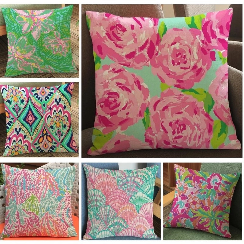 Lilly pulitzer PRINT pillow covers