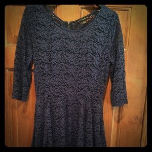 Lace Blue Dress- Small