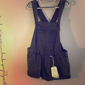 🎉🆕Pull&Bear Black Denim Overall (ASOS)🎊❤️