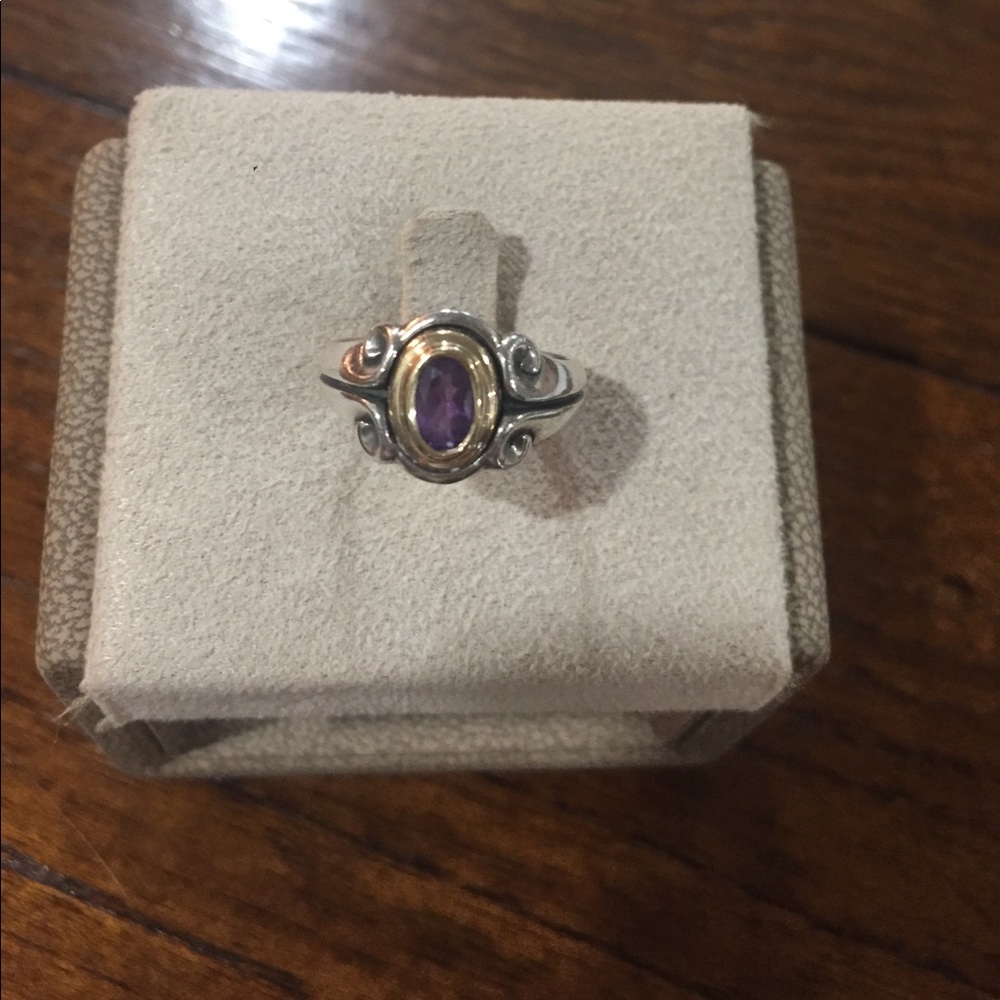 Rare and Retired James Avery Amethyst Ring