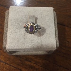 Rare and Retired James Avery Amethyst Ring