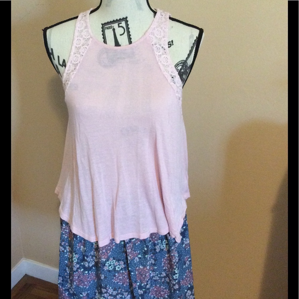 Chloe ‘K’ Mauve Lace Trimmed Top