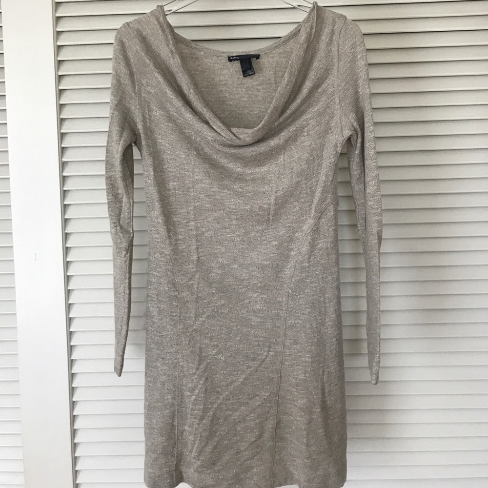 Mango long sleeve dress
