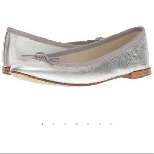 REPETTO PARIS - silver leather ballet flats